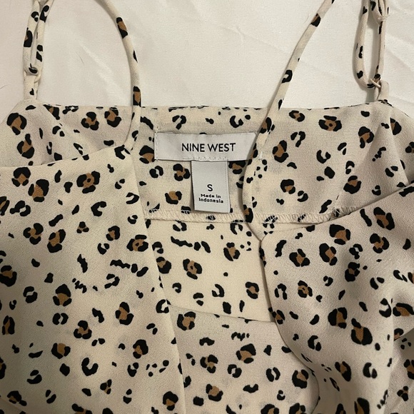 Nine West blouse / tank. Size S cheetah print - Picture 2 of 2